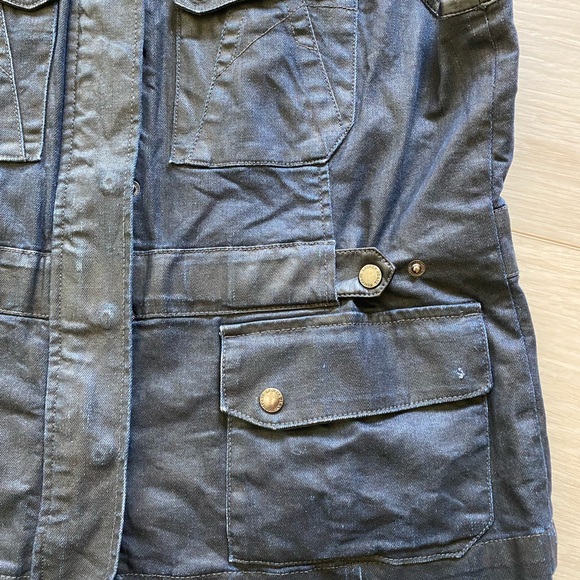 Ladies dark blue denim vest - Picture 7 of 9